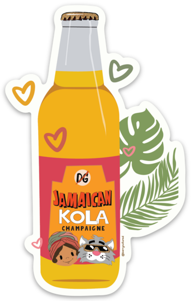 Kola Champagne Sticker (Single)