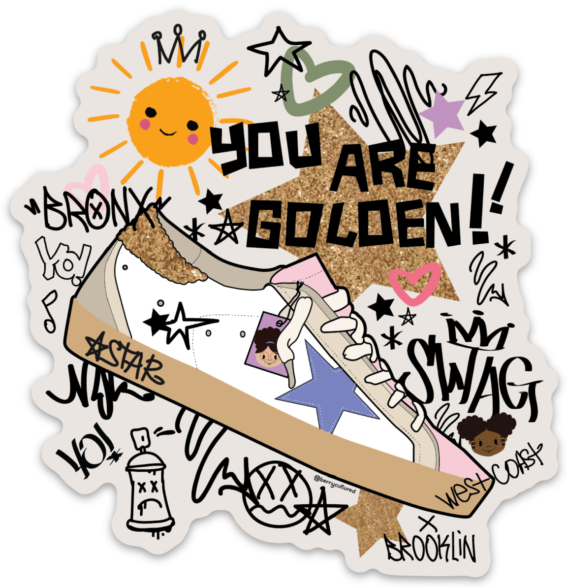 You are Golden Fun Sticker (Single)