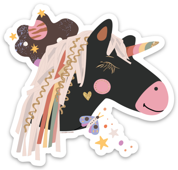 Sistahcorn Space Sticker (Single)
