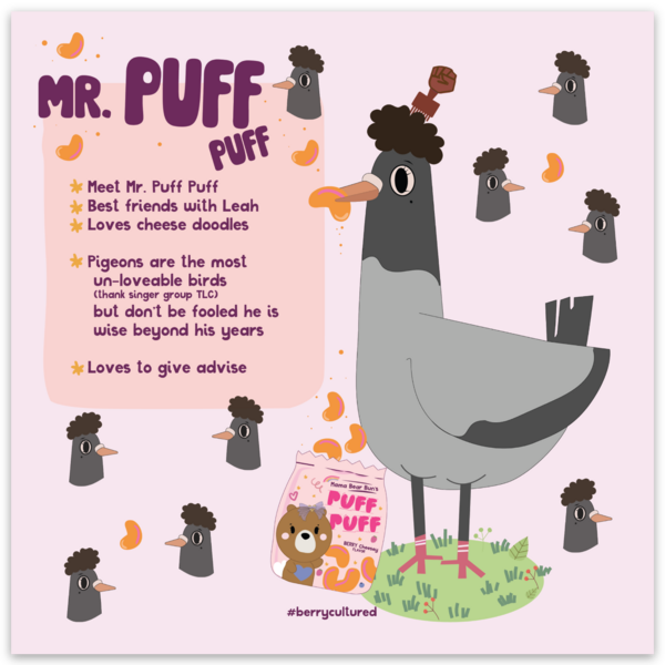 Mr. Puff Puff Sticker Pack (Set of 3 sheets)