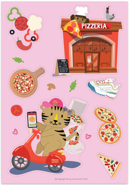 Blueberry Sticker Pack (Set of 3 sheets)