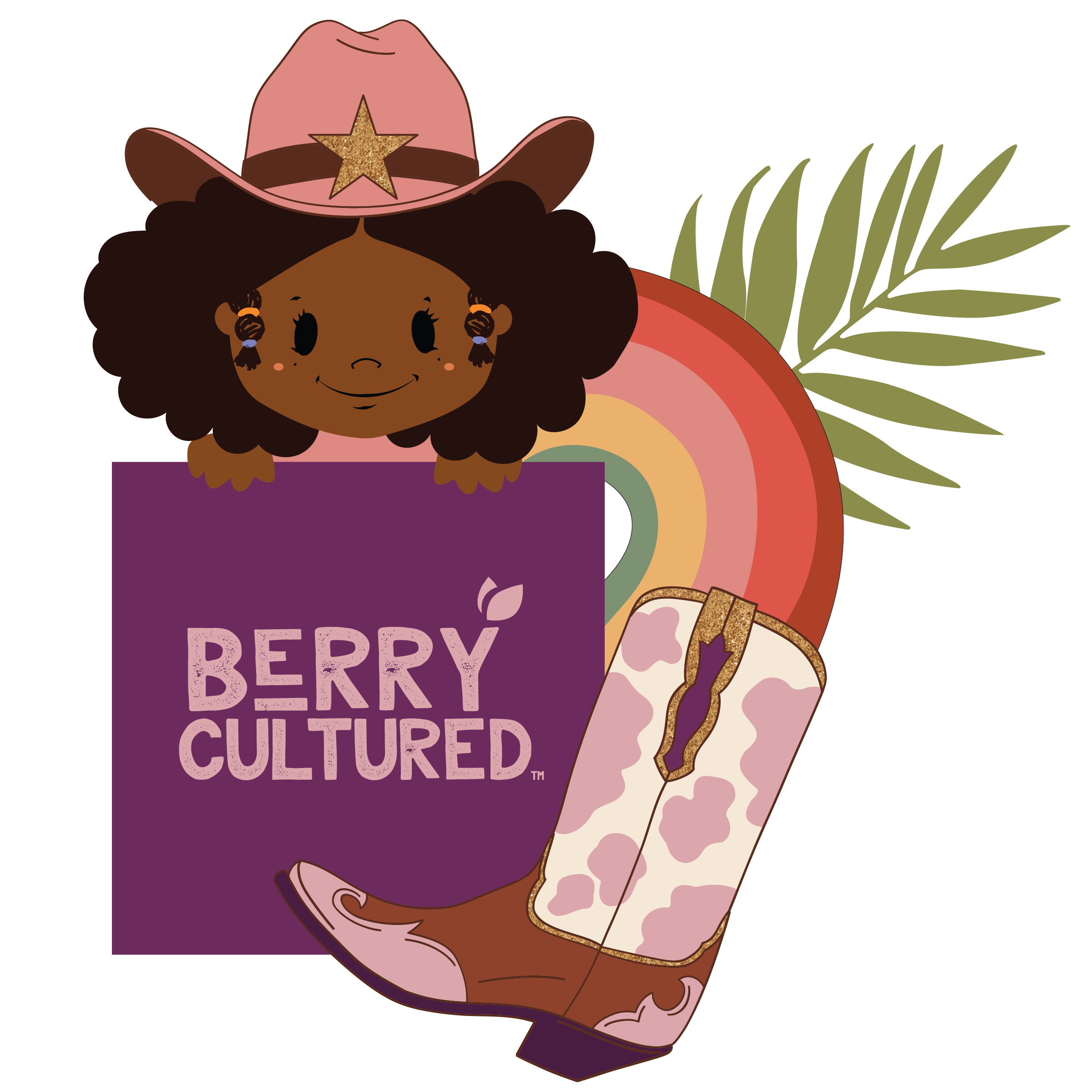 Rodeo Logo Fun Sticker (Single)