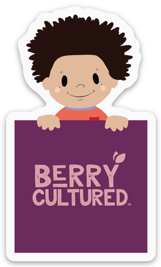 Berry Boy Logo Fun Sticker (Single)