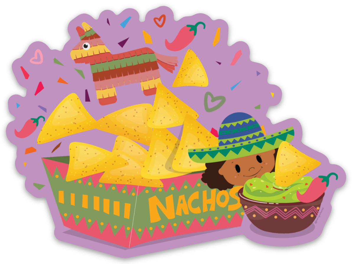 Nacho Time Fun Sticker (Single)