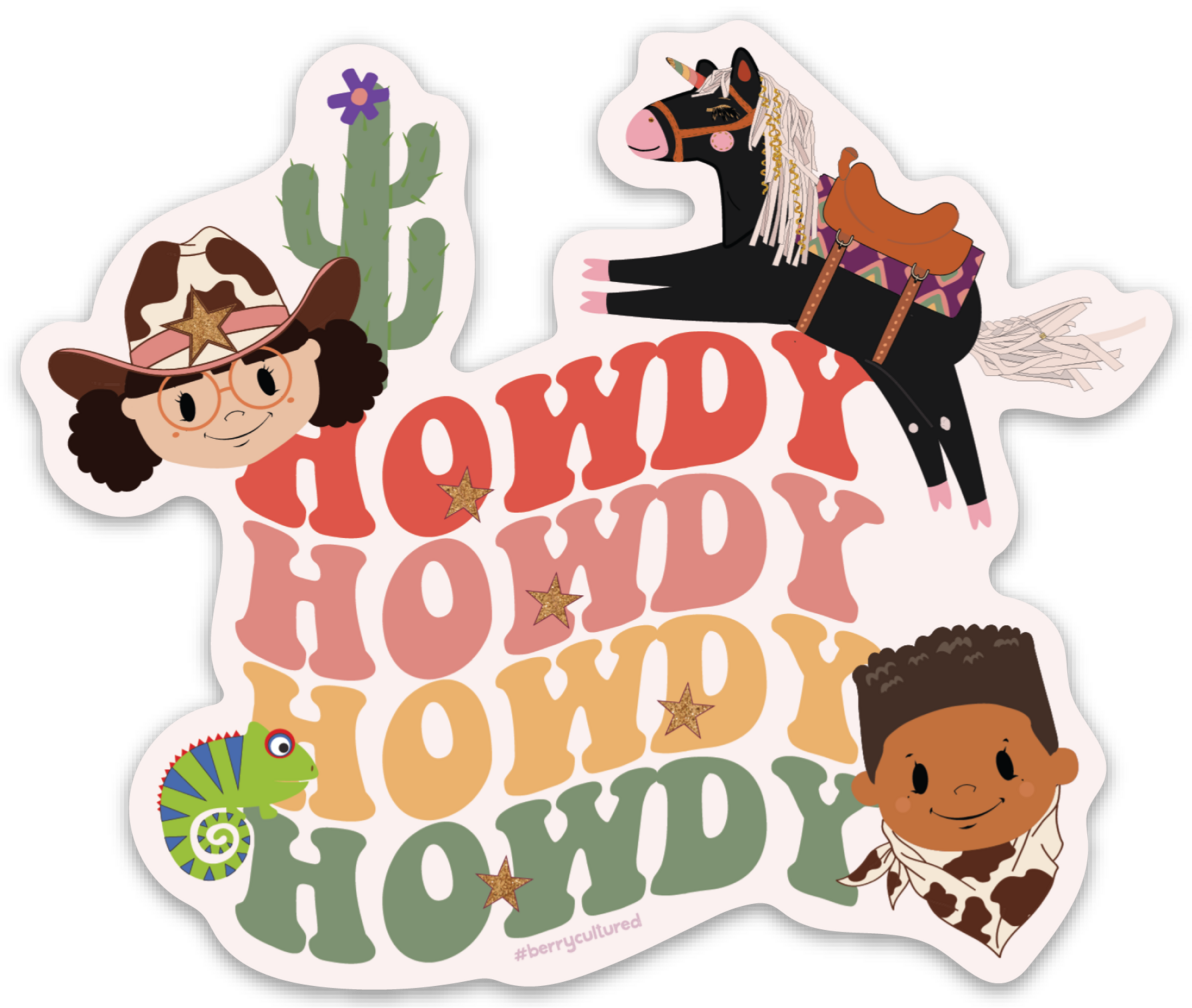 Howdy Fun Sticker (Single)
