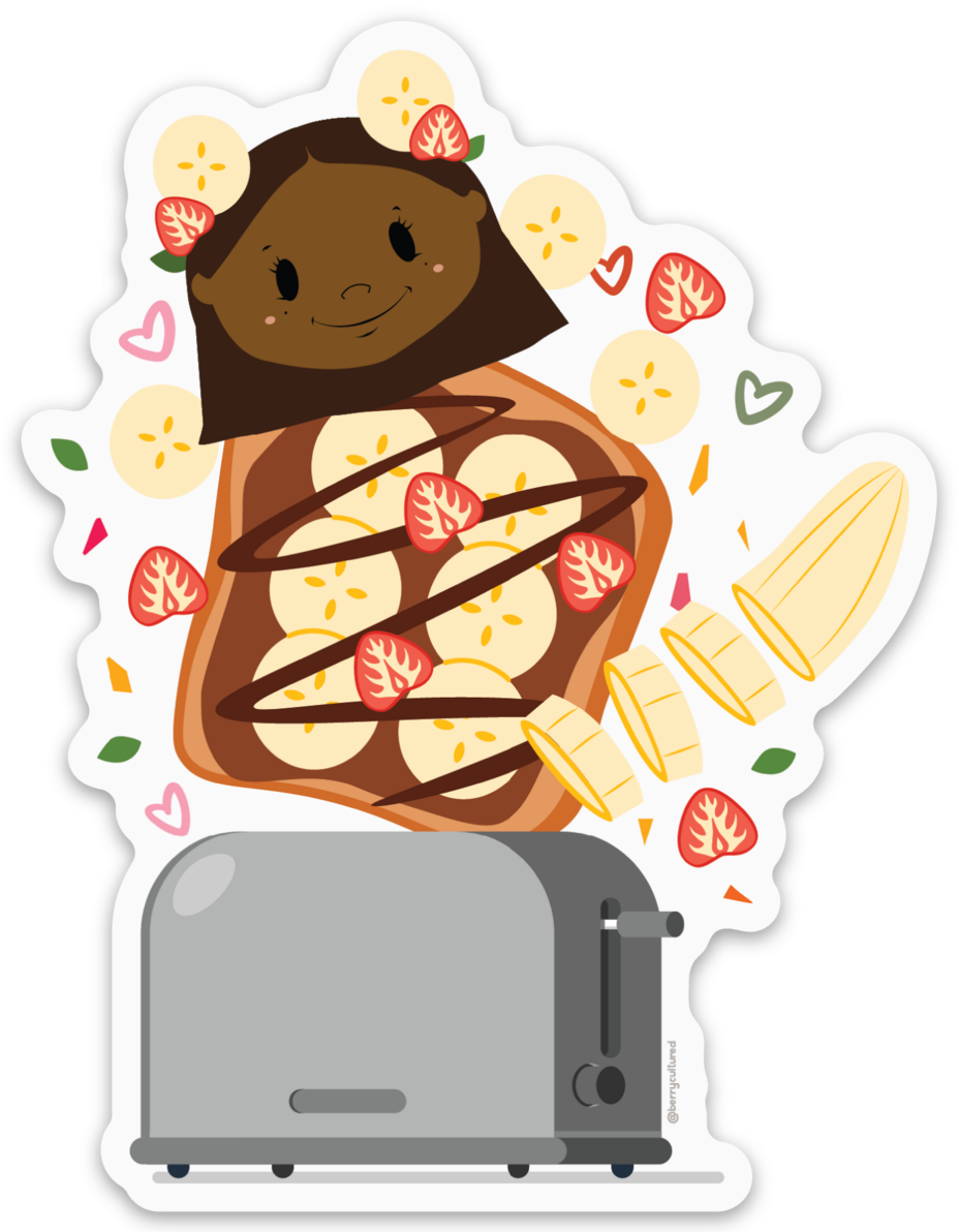 Berry Toasty Fun Sticker (Single)