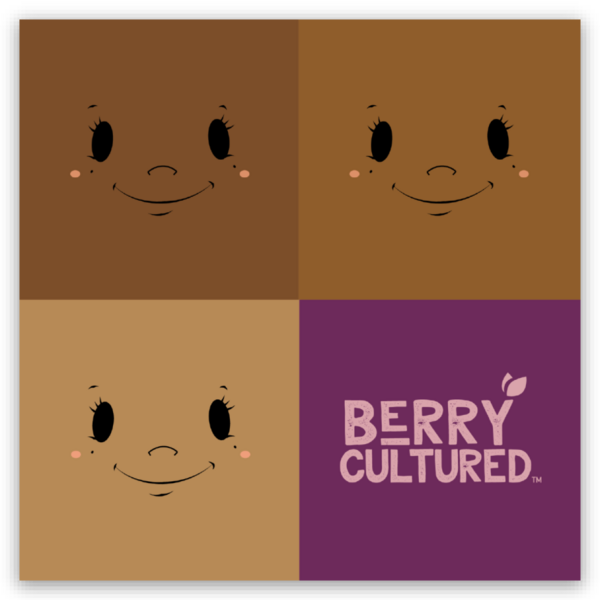 Berry Cultured Brand Sticker (single)