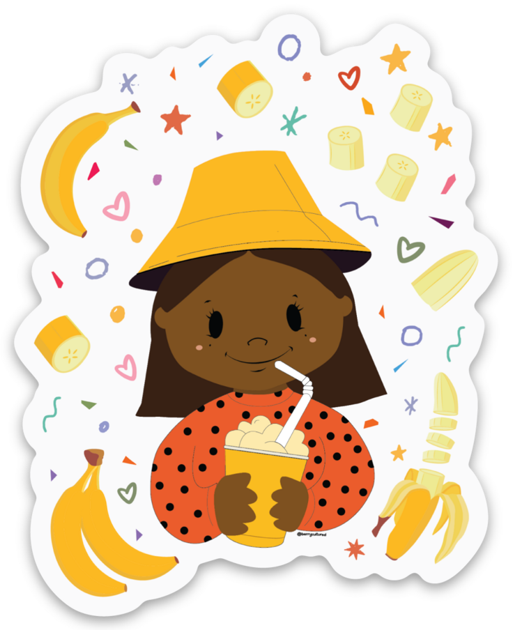 Go Bananas Fun Sticker (Single)